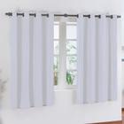 Cortina Corta Luz Varão Simples 2,80m x 1,60m Branco