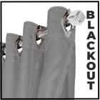 Cortina Cortinas sala 5,50x2,60 Tecido blackout Ana bege