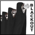 Cortina Cortinas sala 6x2,30 Tecido blackout Ana cinza