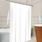 Cortina de Box Branco c/ gancho PVC 138x198cm Vida Pratika