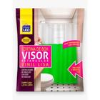 Cortina De Box Vinil Visor Retangular Lisa