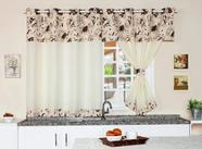 Cortina de Cozinha 2,00x1,40 Com Bando Varias Cores