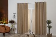 Cortina De Jacquard Desenhada 4M Esticada Avelã