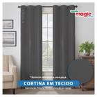 Cortina de Luxo Ônix 4x1.50 Metros Decorativa Magic Cover