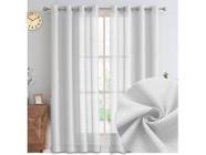 Cortina de Tecido Rustico para janela ou Porta com varão até 2 metros