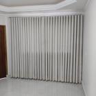 Cortina De Wave Trilho Suiço De Voil Gaze De Linho Com Forro Blackout Alto Padrão 8,00x2,80