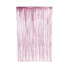 Cortina Decorativa Fosca Rosa L1 x A2 m- 01unidade - Artlille