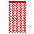 Cortina Decorativa Painel Mágico - 1x2m - Coração - Vermelho - Art Lille