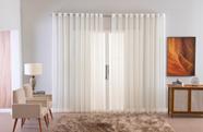 cortina delicate voal liso quarto sala decoraçao 6,00x2,80 - bf confeccoes