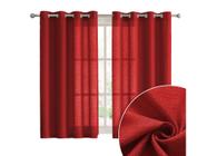 cortina doha p/ sala / quarto tecido de linho rústico 3,00m x 1,60m varias cores