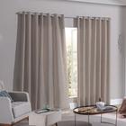 Cortina Duo Matera 4,20x2,50m Taupe - Bella Janela