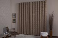 CORTINA EM TECIDO JACQUARD QUARTO SALA 4,00x2,30 VÁRIAS CORES - CAZZA STORE