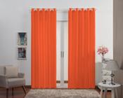 Cortina Filomena Oxford Sala/quarto 3,00 X 2,20 laranja