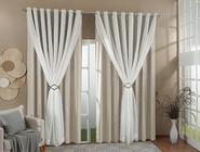 Cortina Gaze De Linho Forro Blackout 4,00x2,70 Sala E Quarto Varias Cores