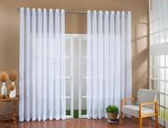 Cortina Ge Linho 5,00X2,40 Sala/Quarto Branco