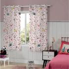 Cortina infantil bella janela estrela e arco iris 170x260 blackout