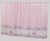 Cortina Infantil Rosa Nuvem 2,00m X 1,70m Quarto Menina