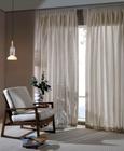 Cortina Inove Linen Prega Macho para Trilho Suisso 5,64x2,80m Cru - Vogue