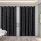 Cortina Jacquard 4,00m x 2,70m Veda Luz Decoração para Sala Quarto Janela Moderna