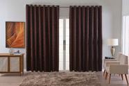 Cortina Jacquard Luxo Em Tecido Semi Blackout Sala 5,00X2,80