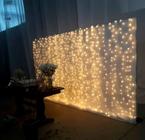 Cortina Led Com 500 Leds Fixos 2,8m X 2,5m 127v Festas Quente - Brilliant