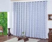 Cortina Londres Jacquard para Sala/Quarto/Escritório Semi Blackout 4.00m x 2.70m