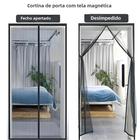 Cortina Magnética para Porta e Janela - Mosquiteiro com Fechamento Automático