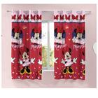 Cortina Minnie Disney com Ilhós Quarto 1,50x1,80m Lepper