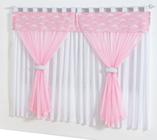 Cortina Nuvens Quarto Infantil Bebê 2mts X 1,70mts