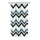 Cortina p/ Box PVC para Banheiro Zig Zag com Gancho