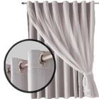 cortina par apartamento blackout Bruna 5,50 x 2,30 preto