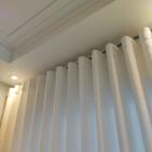 Cortina Para Ambiente Sofisticado Voal Gaze De Linho Com Forro Microfibra Leve Wave Trilho Suiço  6,00x2,60