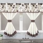 Cortina Para Cozinha Home Dona Nenê com ilhós para Varão Simples Tecido Oxfor 2,80m x 1,40m