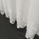 Cortina Para Janela/Porta Voil Voal Linho Guipir Com Forro Microfibra Leve 4,00x2,30