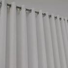 Cortina Para Pé Direito Alto No Linho Com Forro 6,00x3,00