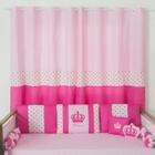 Cortina para Quarto de Bebê e Infantil Imperial Pink