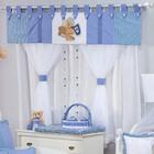 Cortina Para Quarto de Bebê Prince Azul 7 peças - Coleção Conforto - Happy Baby