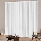 cortina para sala quarto em tecido oxford branco 2,00x1,50 - B.F CONFECÇÕES