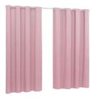 Cortina Para Sala Quarto ou Escritório 2,00m x 2,30m Corta Luz Pvc Antialérgico Rosa