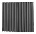 cortina para sala quarto tecido blackout cinza 3,00x2,80