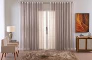 cortina para sala voal liso transparente delicate 6,00x2,80 - BF confeccoes