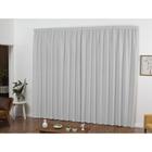 Cortina para trilho Tradicional 2,00 x 2,30m Nantes Tecido Blackout - Branco