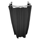 Cortina Provador Arco 70x70 E 90x90 Blackout Preto