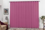 Cortina Quarto E Sala 3,00X2,50 Com Ilhos Para Varão Pink