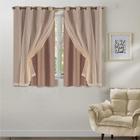 Cortina Quarto Privacidade Blackout Voil Tecido 2,80 x 1,60
