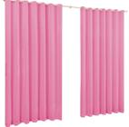 Cortina Roma Top Casa Microfibra Rosa 3,00X2,20M