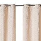 Cortina Sala Jacquard 2,70m x 1,60m  Atenas Diamond Varão Simples