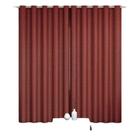 Cortina Sala Quarto Cetim Cristal Blackout Film 3,00X2,50Alt - Adomes