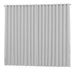 Cortina Sala Quarto Tecido Blackout Branco Gelo 2,00X1,30