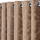 Cortina Semi Blackout Jacquard 2,00x1,80 Janela Sala E Quarto Varão Simples